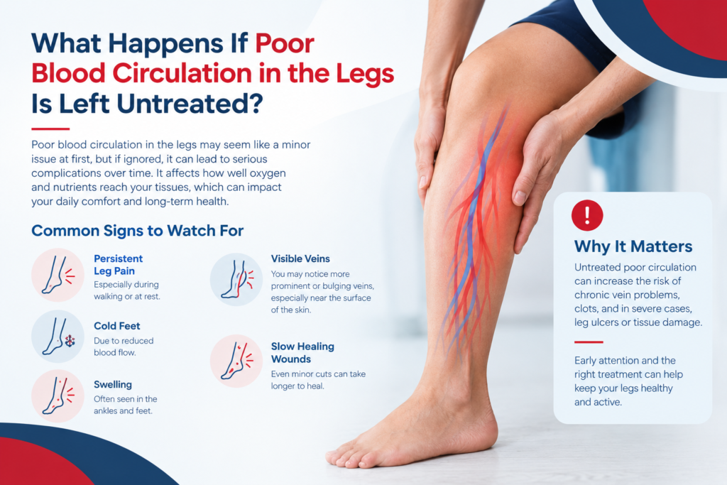 What Happens If Poor Blood Circulation in the Legs Is Left Untreated?